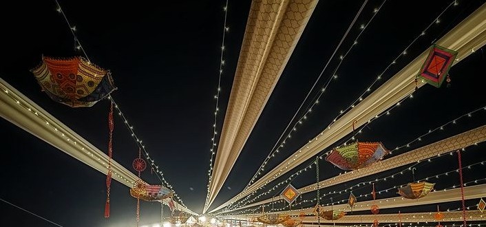 A sky of fairy lights